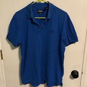 Chaps Men's Vibrant Blue‎ Polo Shirt